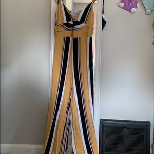 cute striped jumpsuit